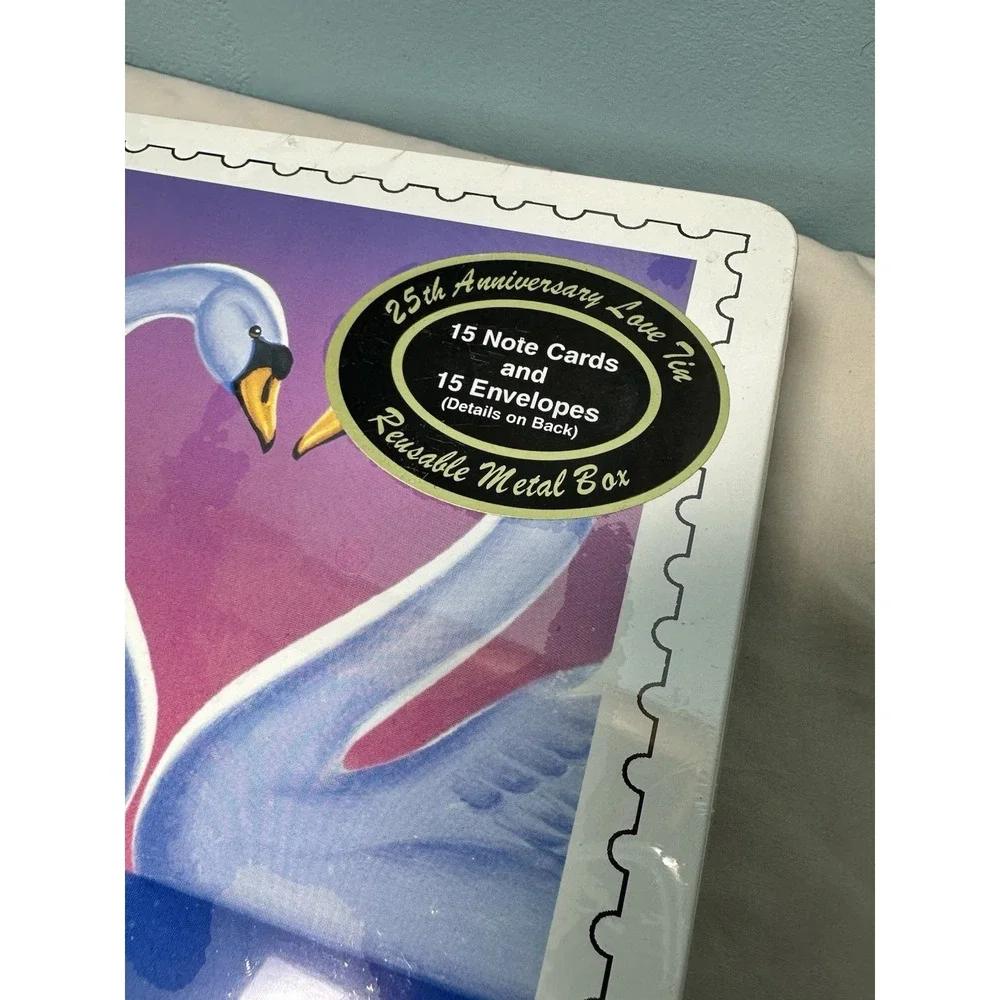 USPS Vintage 1997 Love Swans 32 Cent Stamp Stationary Envelopes New Sealed Set